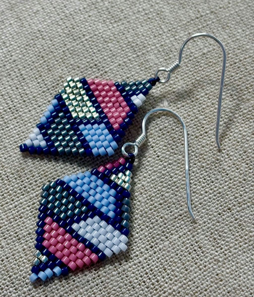 Kaze "Blue Aurora" earrings